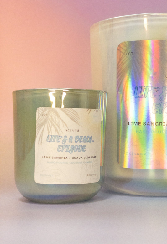 Life's a Beach Episode Mini Candle