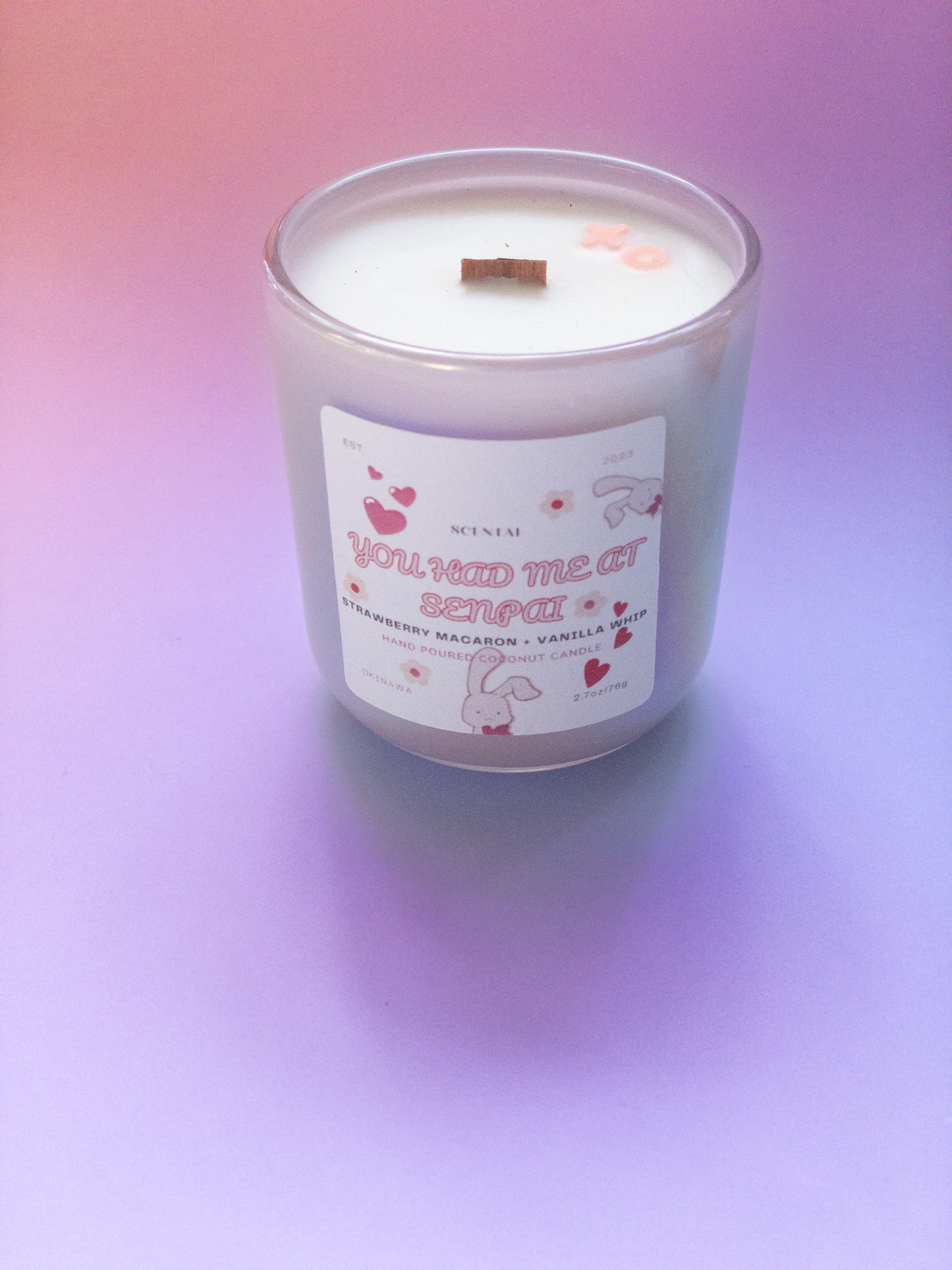 You Had Me at Senpai Mini Candle