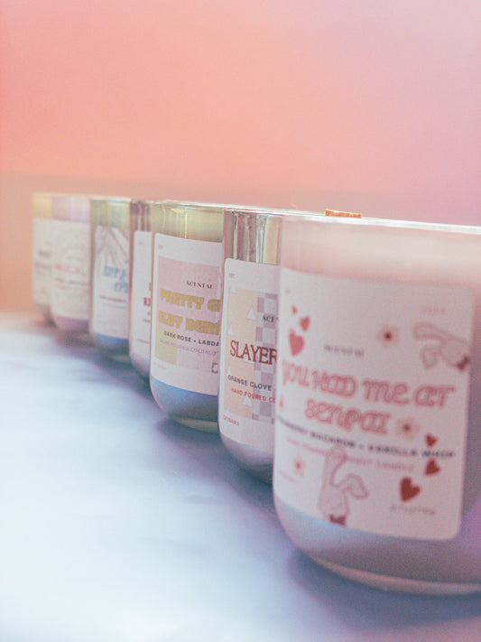 Pretty Girls Slay Demons Mini Candles